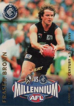 2000 AFL Millenium Game #14 Fraser Brown Front